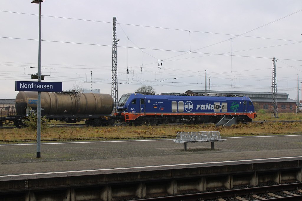 Stadler BR159 EuroDual at Nordhausen main station