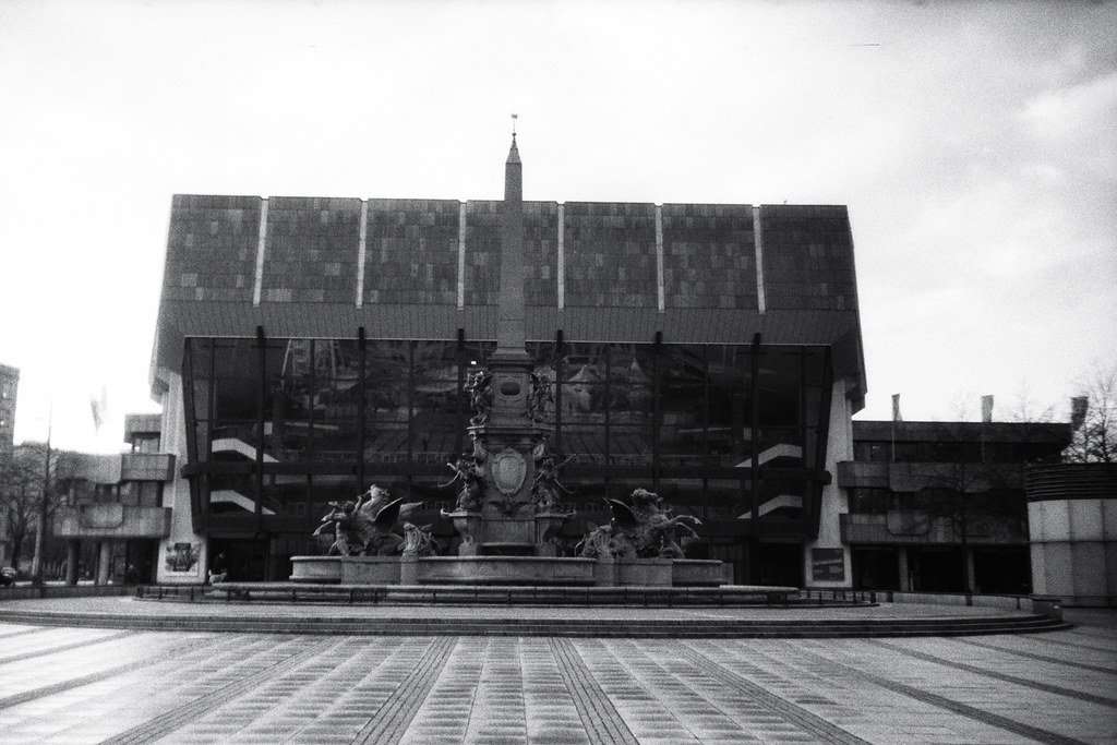 analog photography: Leipzig Gewandhaus  (Concert Hall)