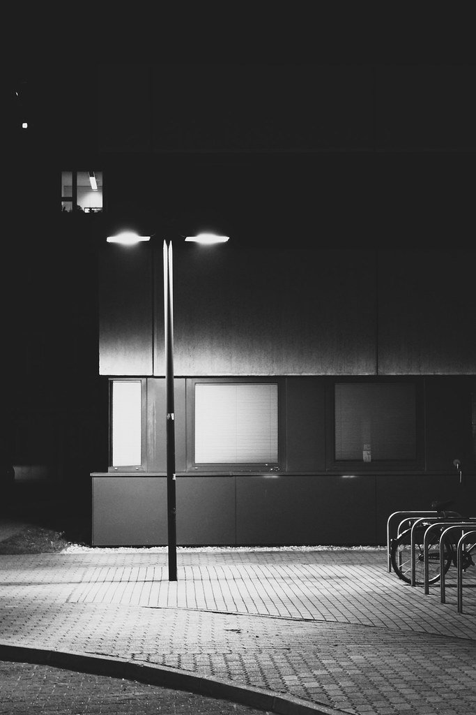 Streetlight at night