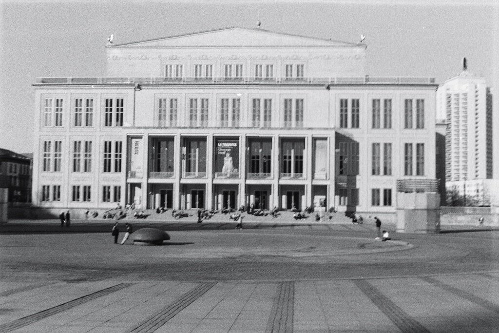 analog photography: Leipzig Opera