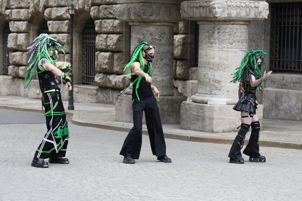 Industrial Dance Cybergoth Meeting WGT 2026 at Burgplatz