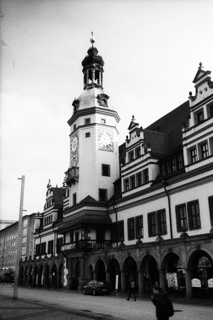analog photography: Old City Hall, Leipzig